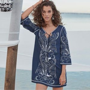 NWT Sundance Palace Tunic with Beading and Embroidered Detailing Size Medium